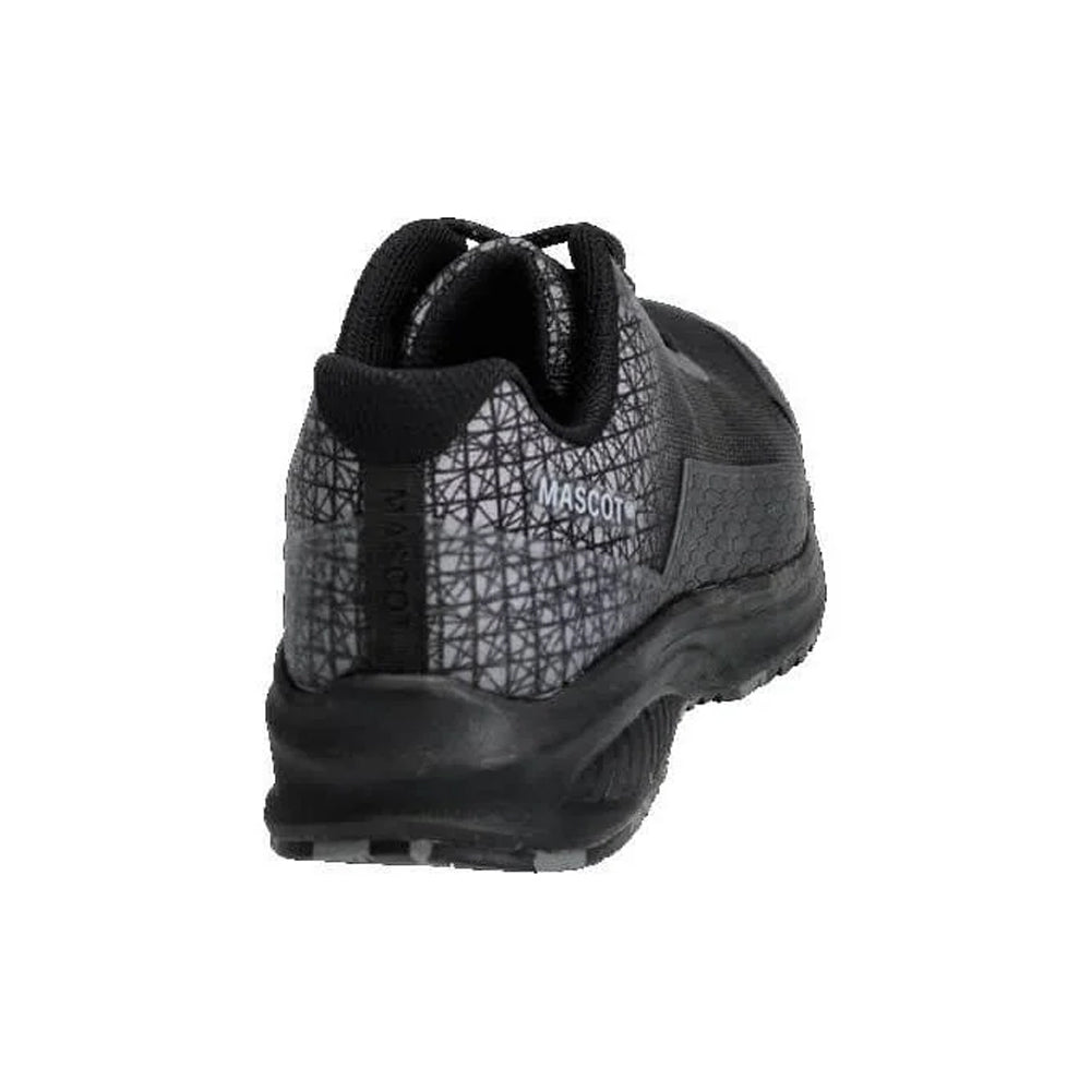 Black - Back - Mascot Womens-Ladies Footwear Accelerate Safety Shoes