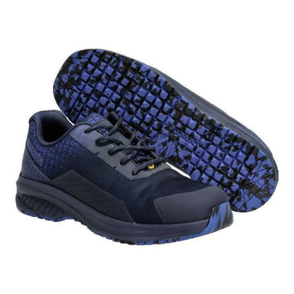 Dark Navy-Azure Blue - Lifestyle - Mascot Womens-Ladies Footwear Accelerate Safety Shoes