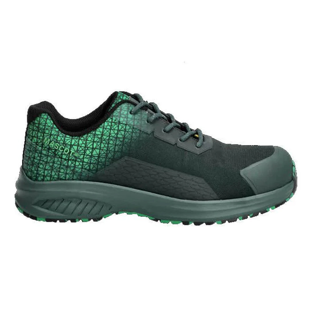 Green-Grass Green - Front - Mascot Womens-Ladies Footwear Accelerate Safety Shoes