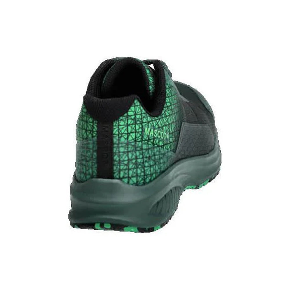 Green-Grass Green - Back - Mascot Womens-Ladies Footwear Accelerate Safety Shoes