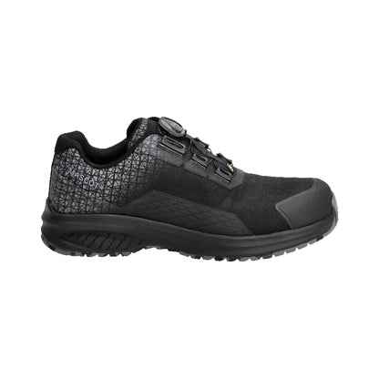 Black - Front - Mascot Womens-Ladies Footwear Accelerate Safety Shoes