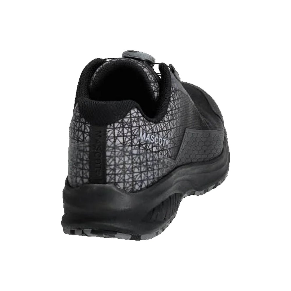 Black - Back - Mascot Womens-Ladies Footwear Accelerate Safety Shoes