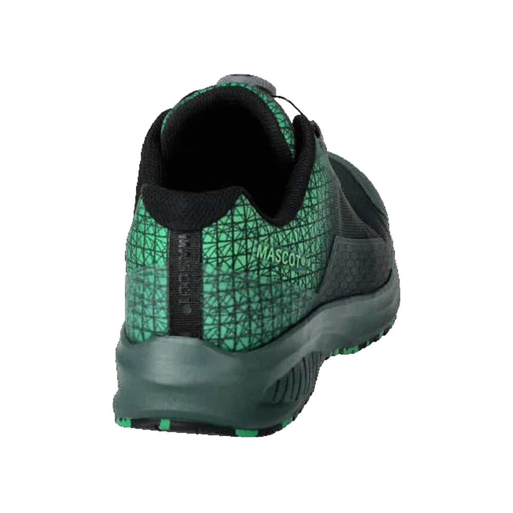 Green-Grass Green - Back - Mascot Womens-Ladies Footwear Accelerate Safety Shoes