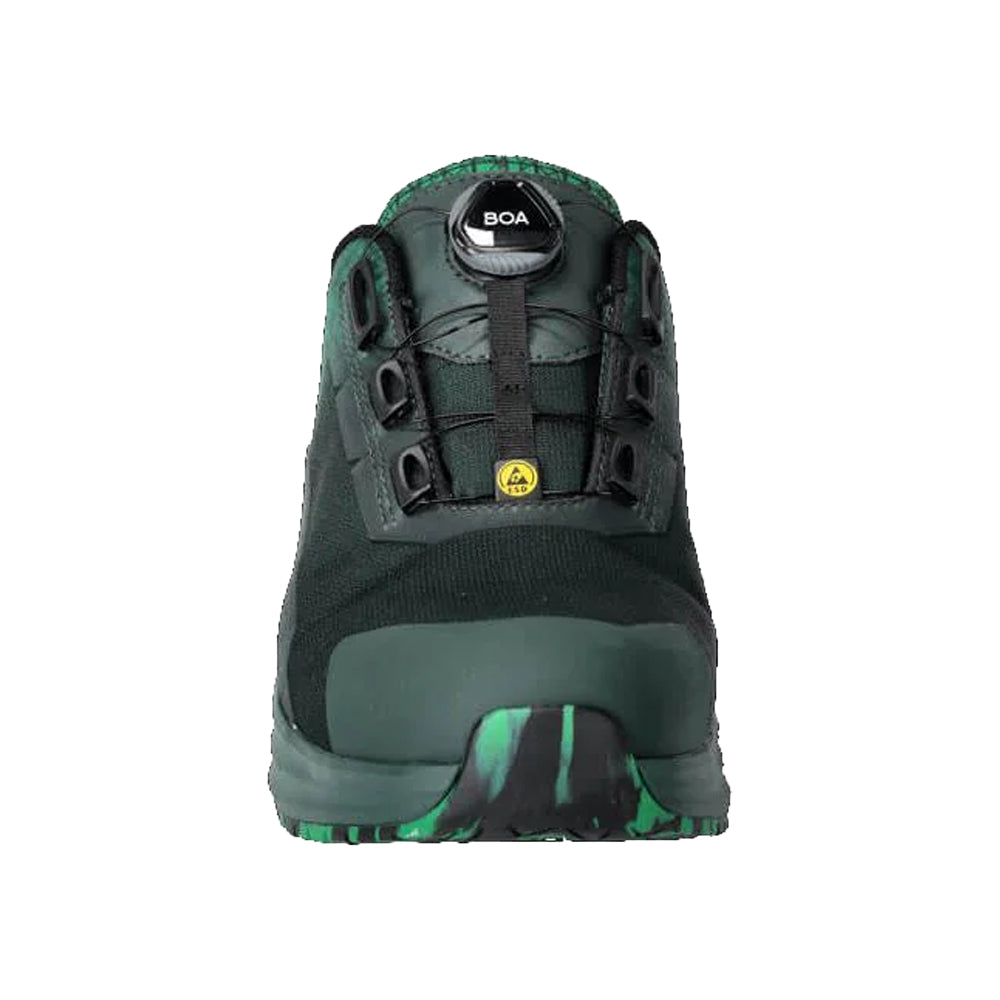 Green-Grass Green - Side - Mascot Womens-Ladies Footwear Accelerate Safety Shoes