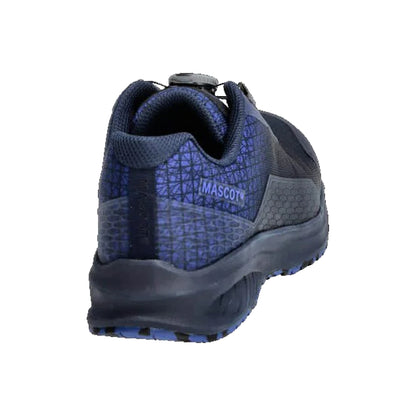 Dark Navy-Azure Blue - Back - Mascot Womens-Ladies Footwear Accelerate Safety Shoes