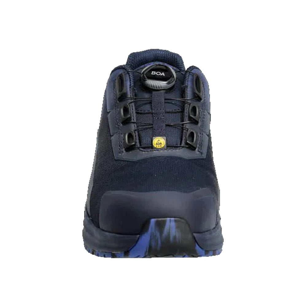Dark Navy-Azure Blue - Side - Mascot Womens-Ladies Footwear Accelerate Safety Shoes