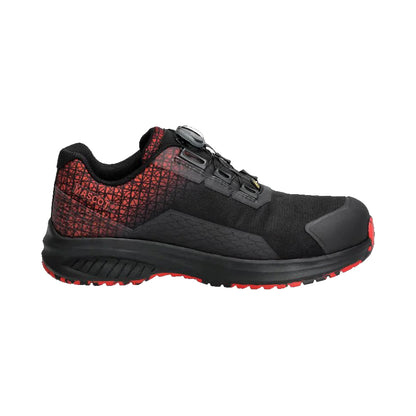 Black-Traffic Red - Front - Mascot Womens-Ladies Footwear Accelerate Safety Shoes