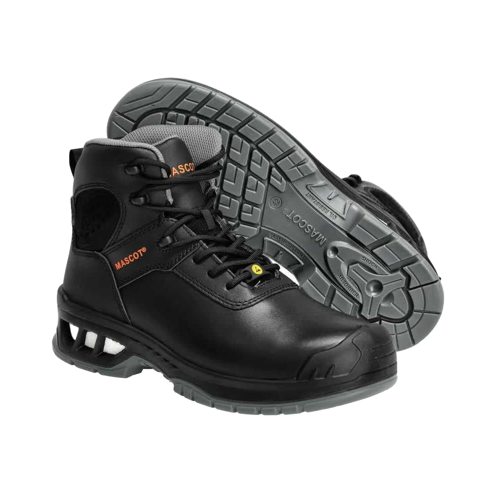 Black-Black - Lifestyle - Mascot Mens Footwear Energy Leather Safety Boots