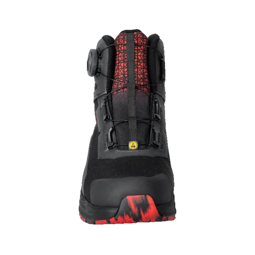 Black-Traffic Red - Side - Mascot Mens Footwear Accelerate Safety Boots