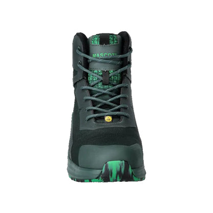 Green-Grass Green - Side - Mascot Unisex Adult Footwear Accelerate Safety Boots