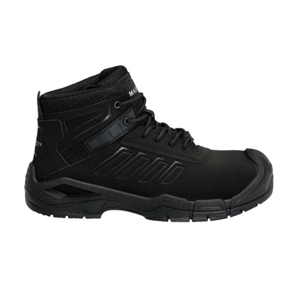 Black - Back - Mascot Mens Footwear Fit Trivor Leather Safety Boots