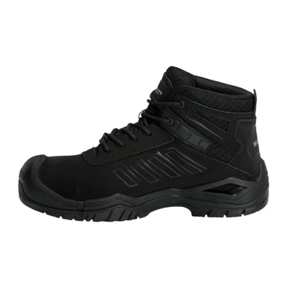 Black - Side - Mascot Mens Footwear Fit Trivor Leather Safety Boots