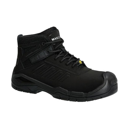 Black - Front - Mascot Mens Footwear Fit Trivor Leather Safety Boots