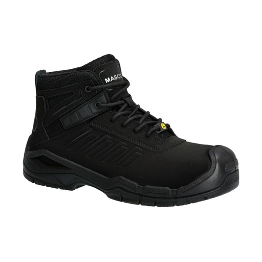 Black - Front - Mascot Mens Footwear Fit Trivor Leather Safety Boots
