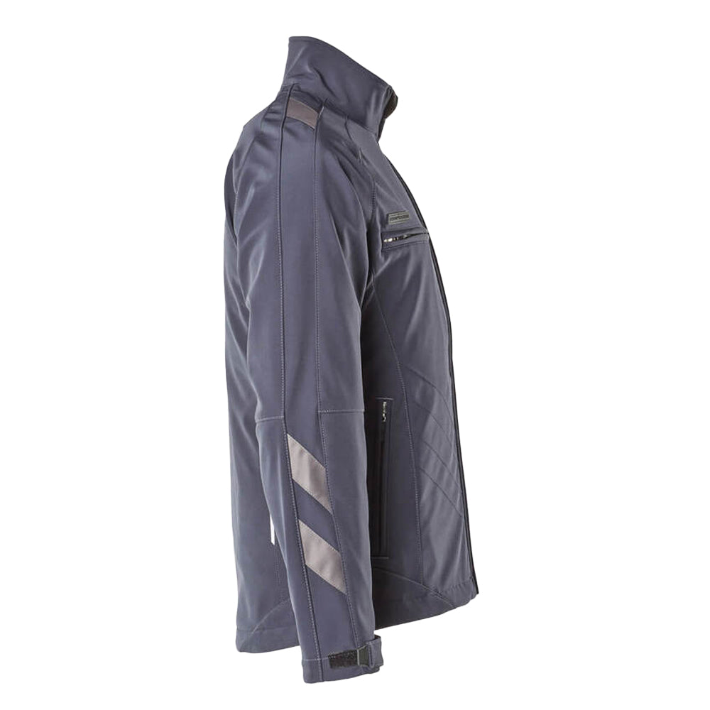 Dark Navy - Side - Mascot Unisex Adult Unique Dresden Soft Shell Jacket