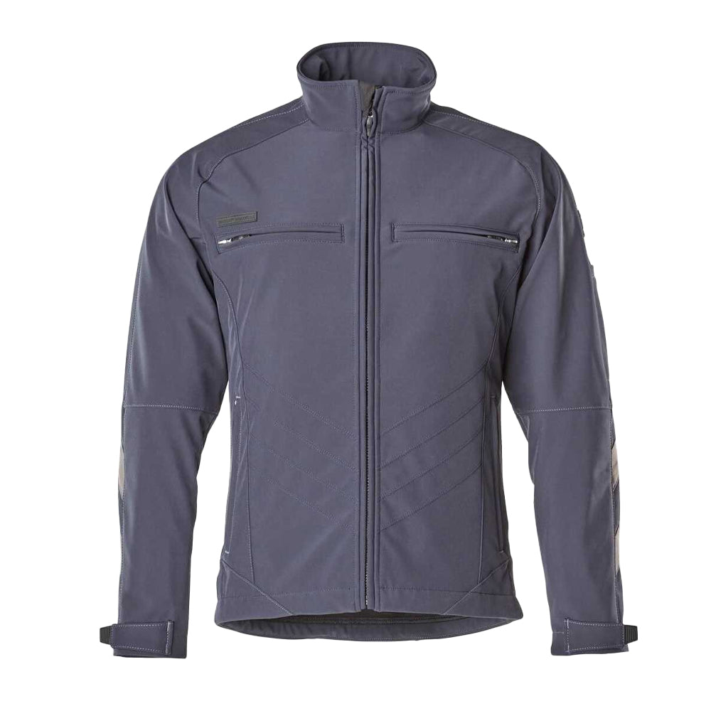 Dark Navy - Front - Mascot Unisex Adult Unique Dresden Soft Shell Jacket