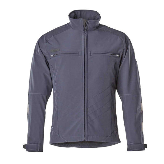 Dark Navy - Front - Mascot Unisex Adult Unique Dresden Soft Shell Jacket