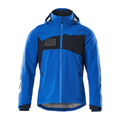 Azure Blue-Dark Navy - Front - Mascot Mens Accelerate Jacket