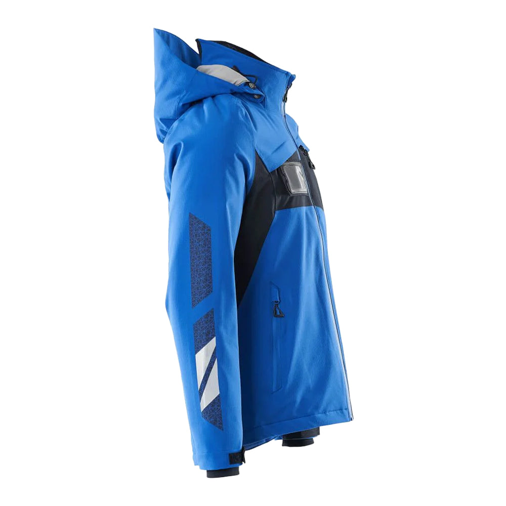 Azure Blue-Dark Navy - Back - Mascot Mens Accelerate Jacket