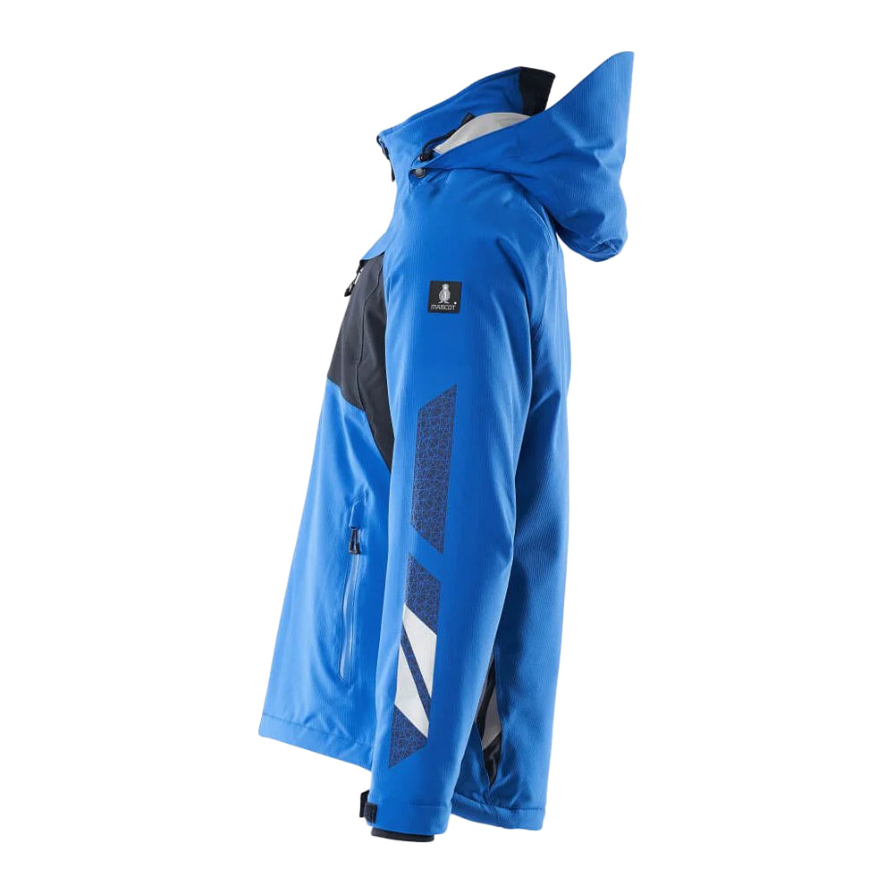 Azure Blue-Dark Navy - Side - Mascot Mens Accelerate Jacket