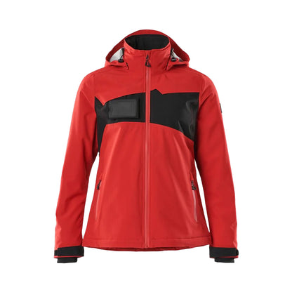 Traffic Red-Black - Front - Mascot Womens-Ladies Accelerate Winter Jacket