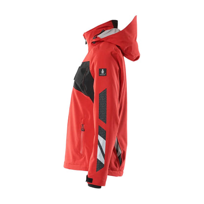 Traffic Red-Black - Side - Mascot Womens-Ladies Accelerate Winter Jacket
