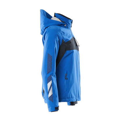 Azure Blue-Dark Navy - Back - Mascot Womens-Ladies Accelerate Winter Jacket