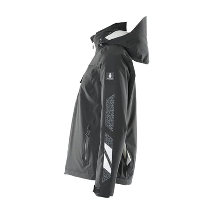 Black - Side - Mascot Womens-Ladies Accelerate Winter Jacket