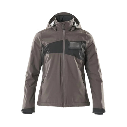 Dark Anthracite-Black - Front - Mascot Womens-Ladies Accelerate Winter Jacket