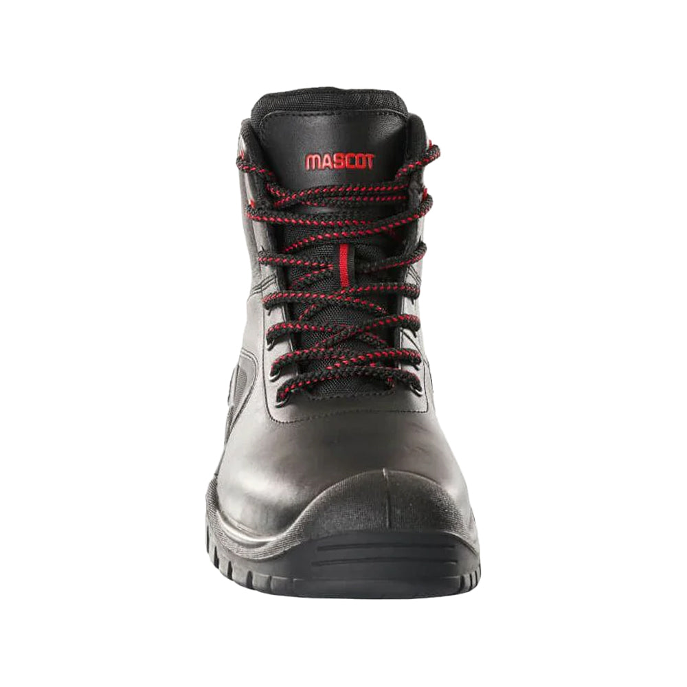 Black - Side - Mascot Mens Footwear Industry Leather Safety Boots