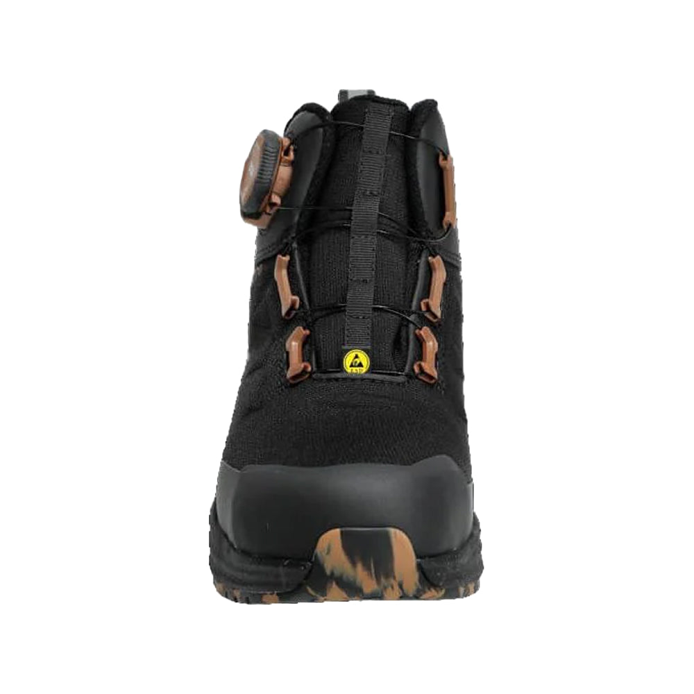 Black - Side - Mascot Unisex Adult Footwear Customised Safety Boots