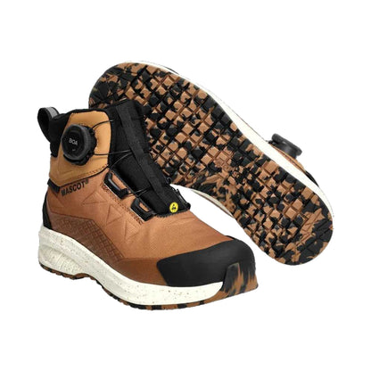Nut Brown - Lifestyle - Mascot Unisex Adult Footwear Customised Safety Boots