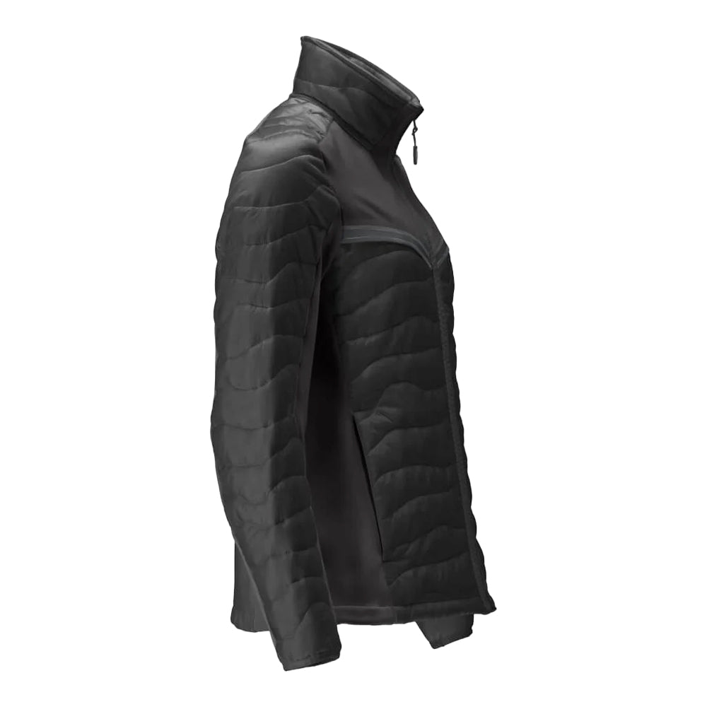 Black - Back - Mascot Womens-Ladies Customised Padded Jacket