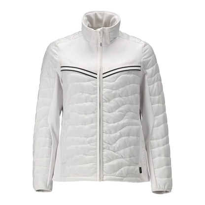 White - Front - Mascot Womens-Ladies Customised Padded Jacket