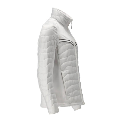 White - Back - Mascot Womens-Ladies Customised Padded Jacket