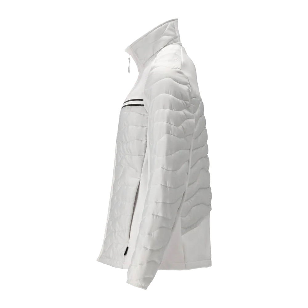 White - Side - Mascot Womens-Ladies Customised Padded Jacket