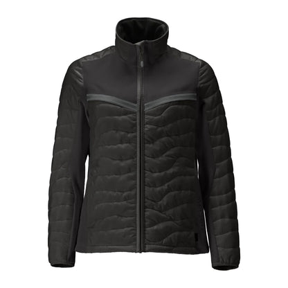 Black - Front - Mascot Womens-Ladies Customised Padded Jacket