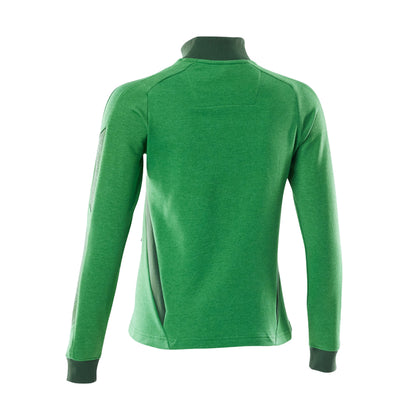 Grass Green-Green - Back - Mascot Womens-Ladies Accelerate Zipped Lady Fit Jacket