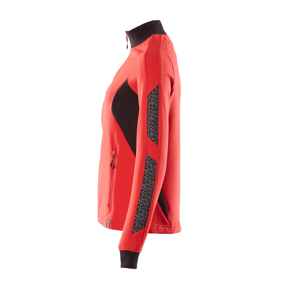 Traffic Red-Black - Lifestyle - Mascot Womens-Ladies Accelerate Zipped Lady Fit Jacket