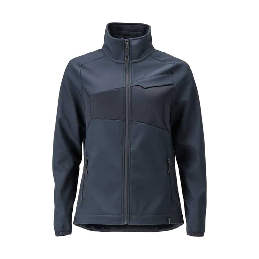Dark Navy - Front - Mascot Womens-Ladies Accelerate Soft Shell Jacket