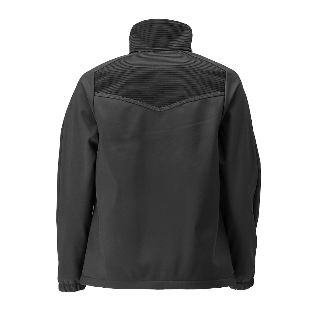 Black - Back - Mascot Mens Customised Soft Shell Jacket