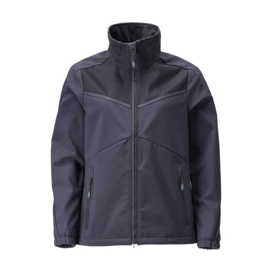 Dark Navy - Front - Mascot Mens Customised Soft Shell Jacket