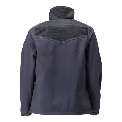 Dark Navy - Back - Mascot Mens Customised Soft Shell Jacket