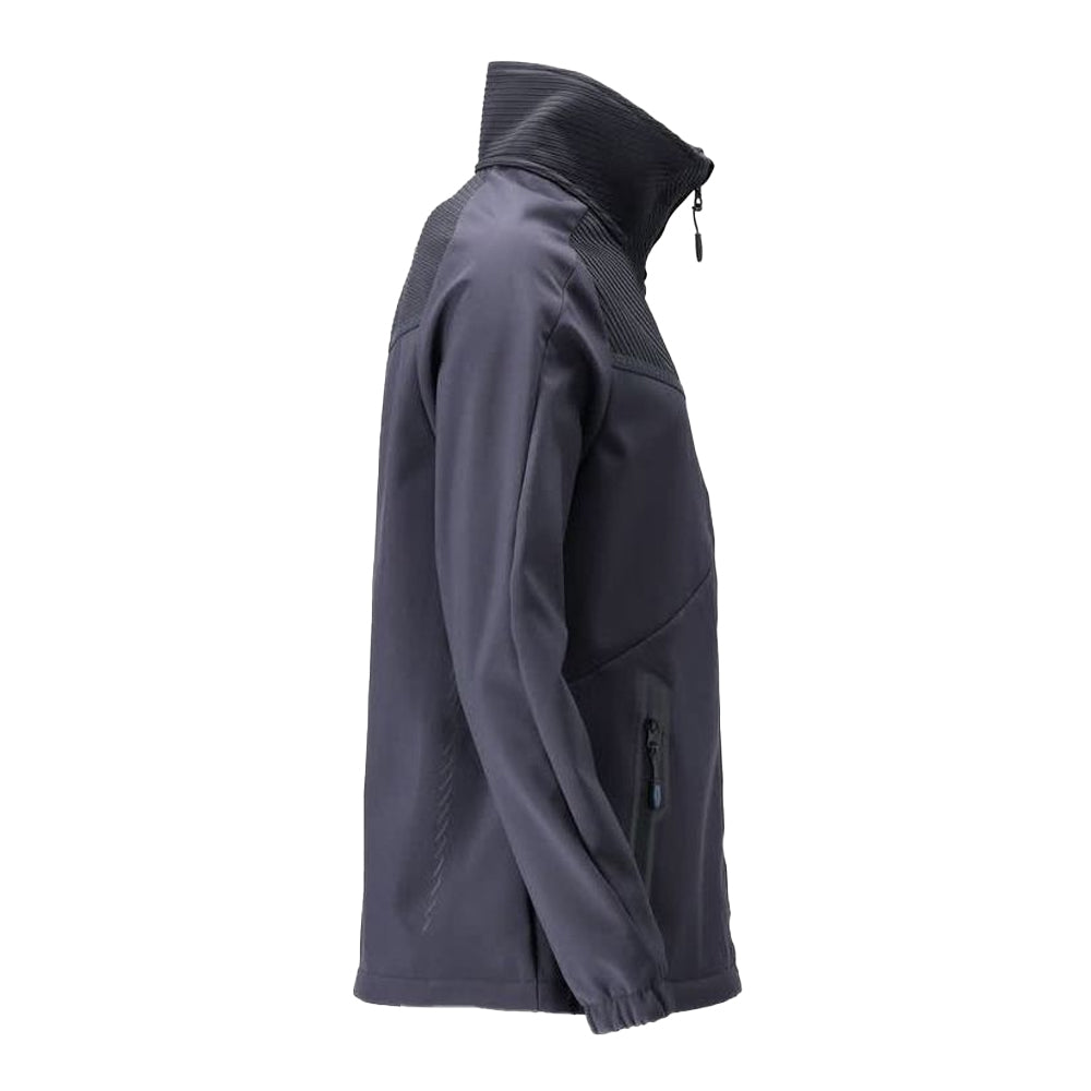 Dark Navy - Side - Mascot Mens Customised Soft Shell Jacket