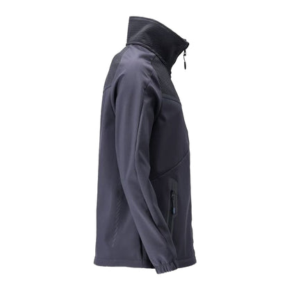 Dark Navy - Side - Mascot Mens Customised Soft Shell Jacket