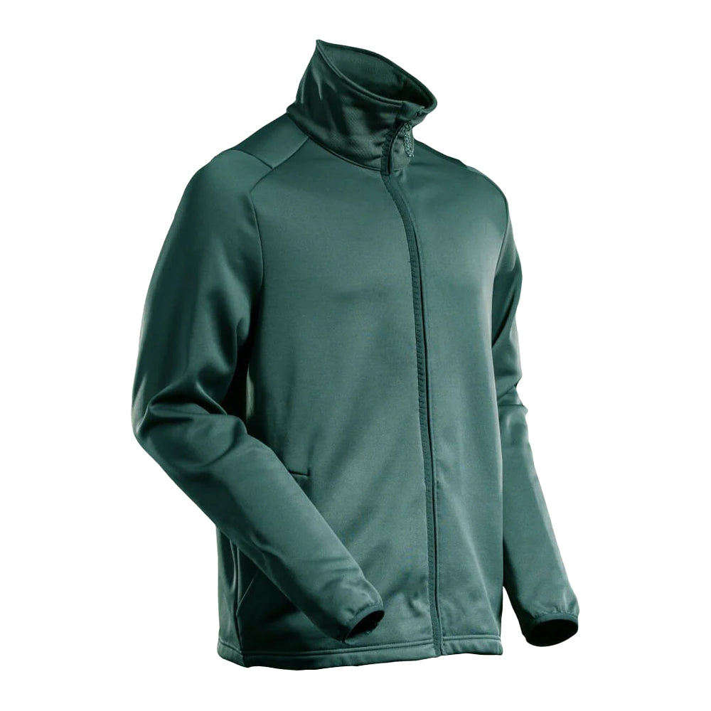 Forest Green - Back - Mascot Mens Customised Full Zip Fleece Jacket