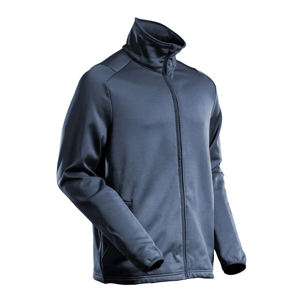 Dark Navy - Back - Mascot Mens Customised Full Zip Fleece Jacket