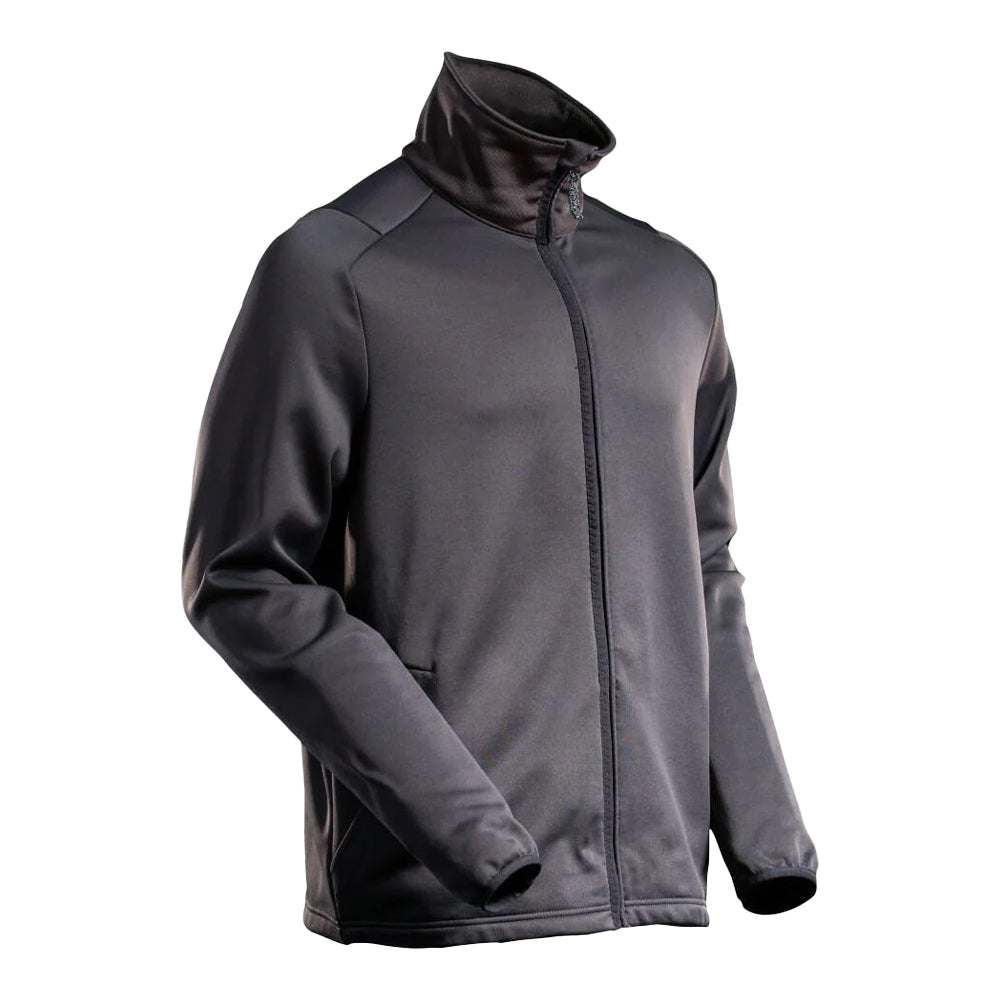 Black - Back - Mascot Mens Customised Full Zip Fleece Jacket