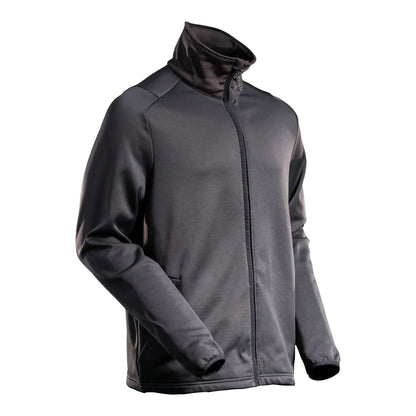 Black - Back - Mascot Mens Customised Full Zip Fleece Jacket