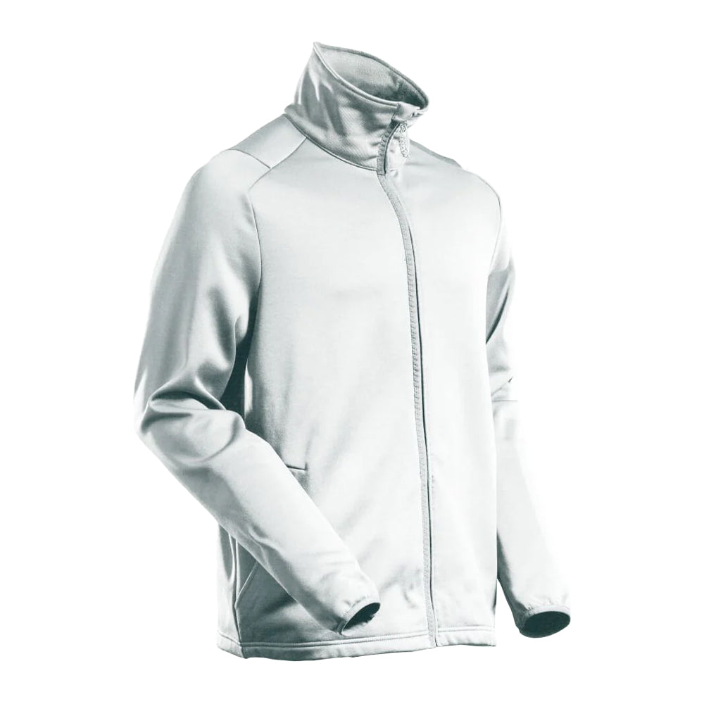 White - Back - Mascot Mens Customised Full Zip Fleece Jacket